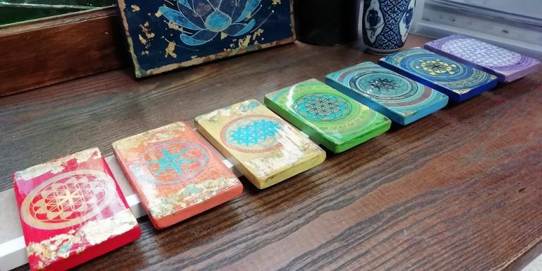 Fleur de vie & couleurs des chakras