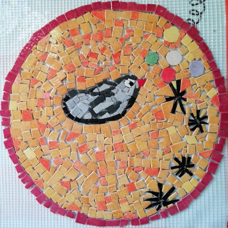 Mosaïque colorée