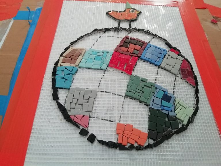 Ballon en mosaïque